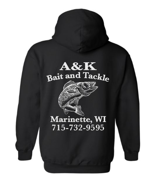 Black A&amp;K Hooded Sweatshirt