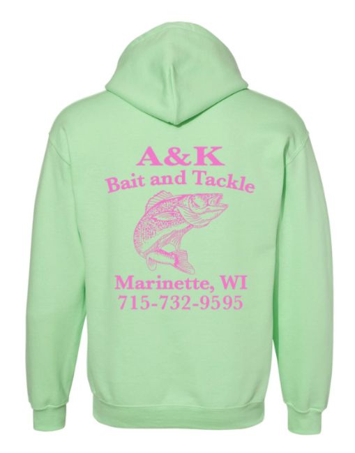 Mint Green A&amp;K Hooded Sweatshirt