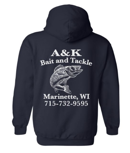 Navy A&amp;K Hooded Sweatshirt