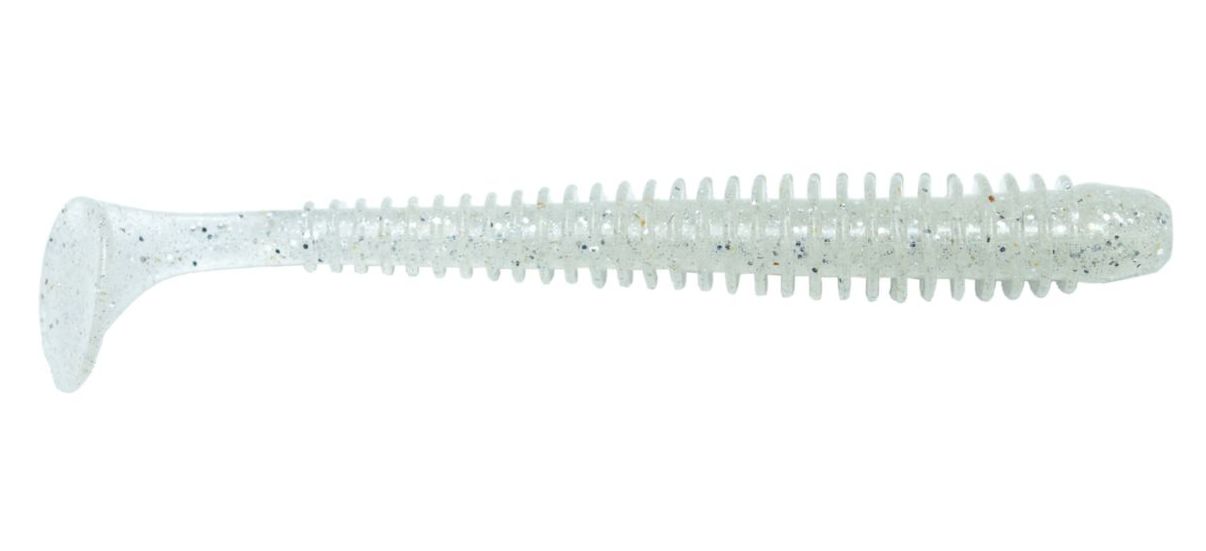 Keitech Swing Impact 3" Clear Silver Glow
