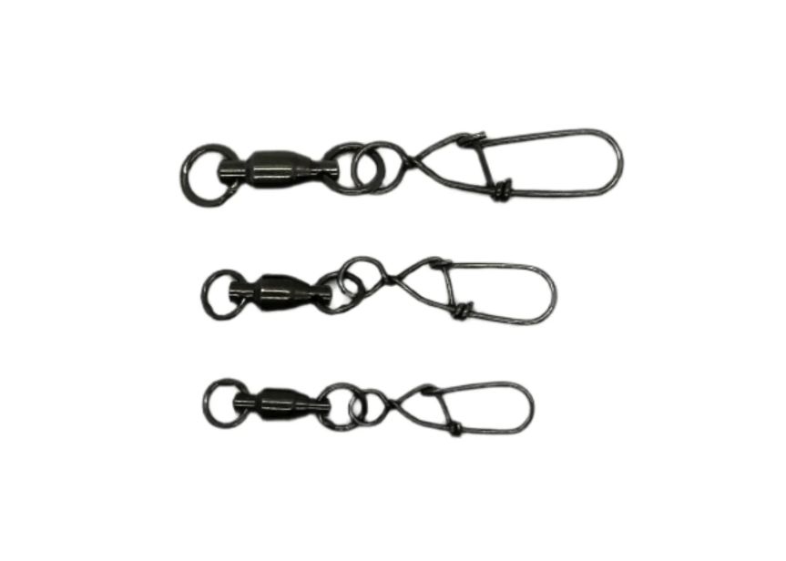 Gator Tackle Tournament Swivels #3 70lb 10pk Black Nickel