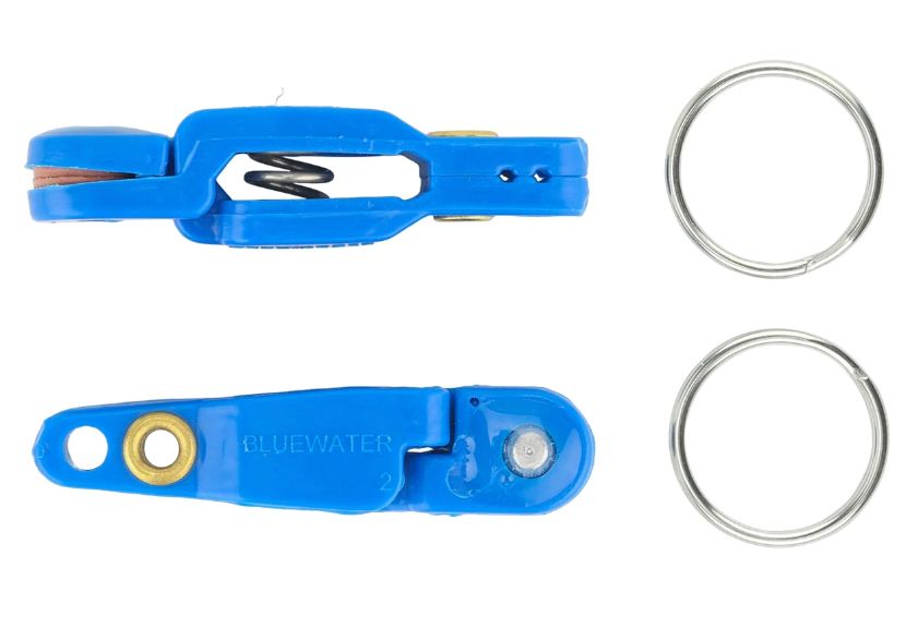 Bluewater Angler Blue Mini Release Clip 6pk