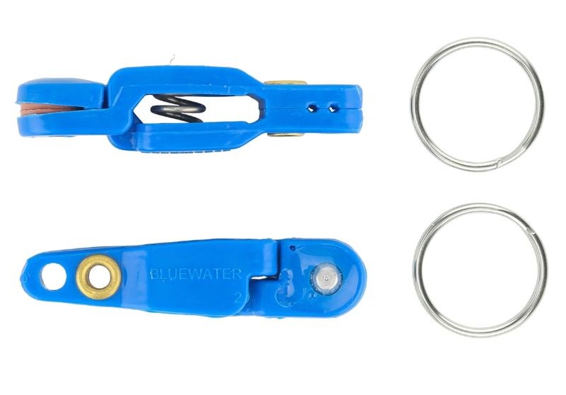 Bluewater Angler Blue Mini Release Clip 6pk