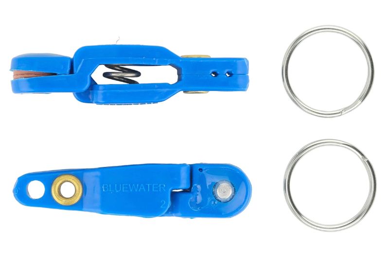 Bluewater Angler Blue Mini Release Clip 2pk