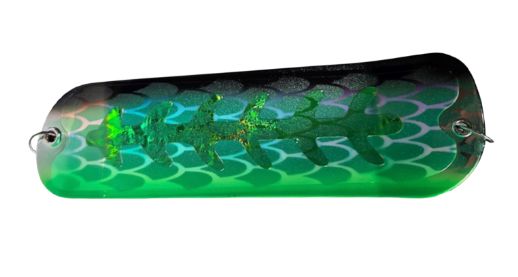 Doc's Custom 8" Flasher Green Alewife