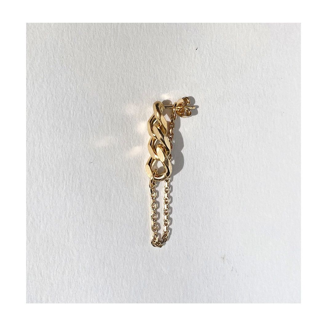 THE CHAINS STATEMENT EARRINGS SMALL