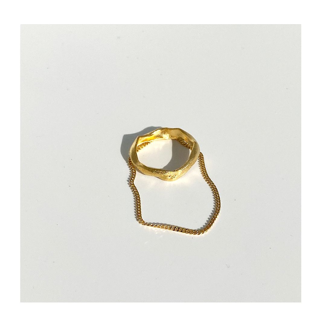 THE SILK FINE RING  - CHAIN
