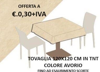 TOVAGLIA TNT 120X120 CREMA