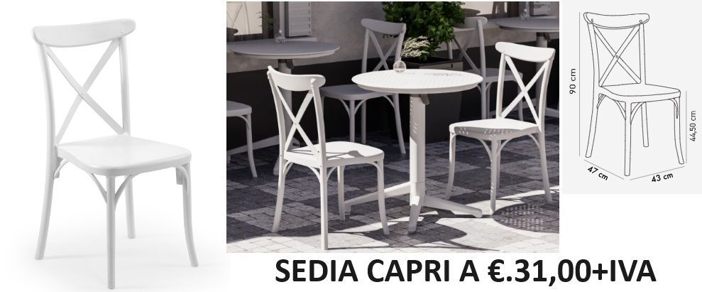 SEDIE IN POLIPROPILENE IN OFFERTA