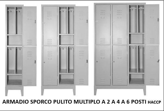 ARMADIETTI SPOGLIATOIO