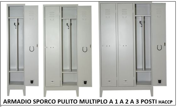 ARMADIETTI SPOGLIATOIO