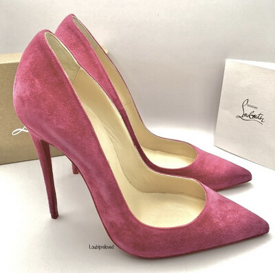 Christian Louboutin So Kate 120 Lou Lou Purple Suede UK 5 (EU 38)