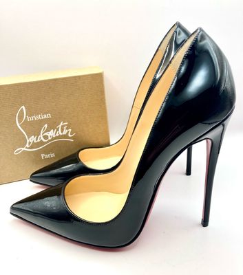 Christian Louboutin So Kate 120 Black Patent Calf UK 5 (EU 38)