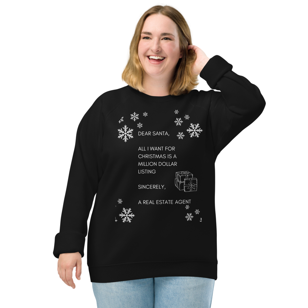 Unisex All I Want for Christmas Sweater (Black)