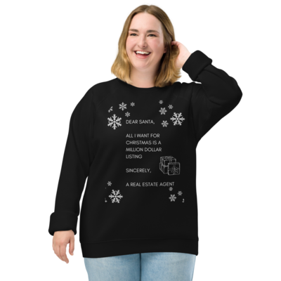 Unisex All I Want for Christmas Sweater (Black)