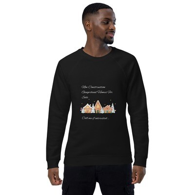 Unisex New Construction Gingerbread House Sweater