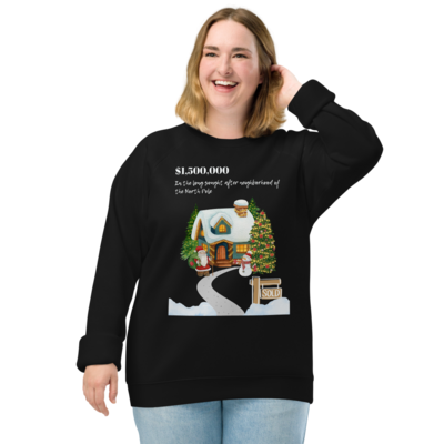 Unisex North Pole Neighborhood Sweater (Black)