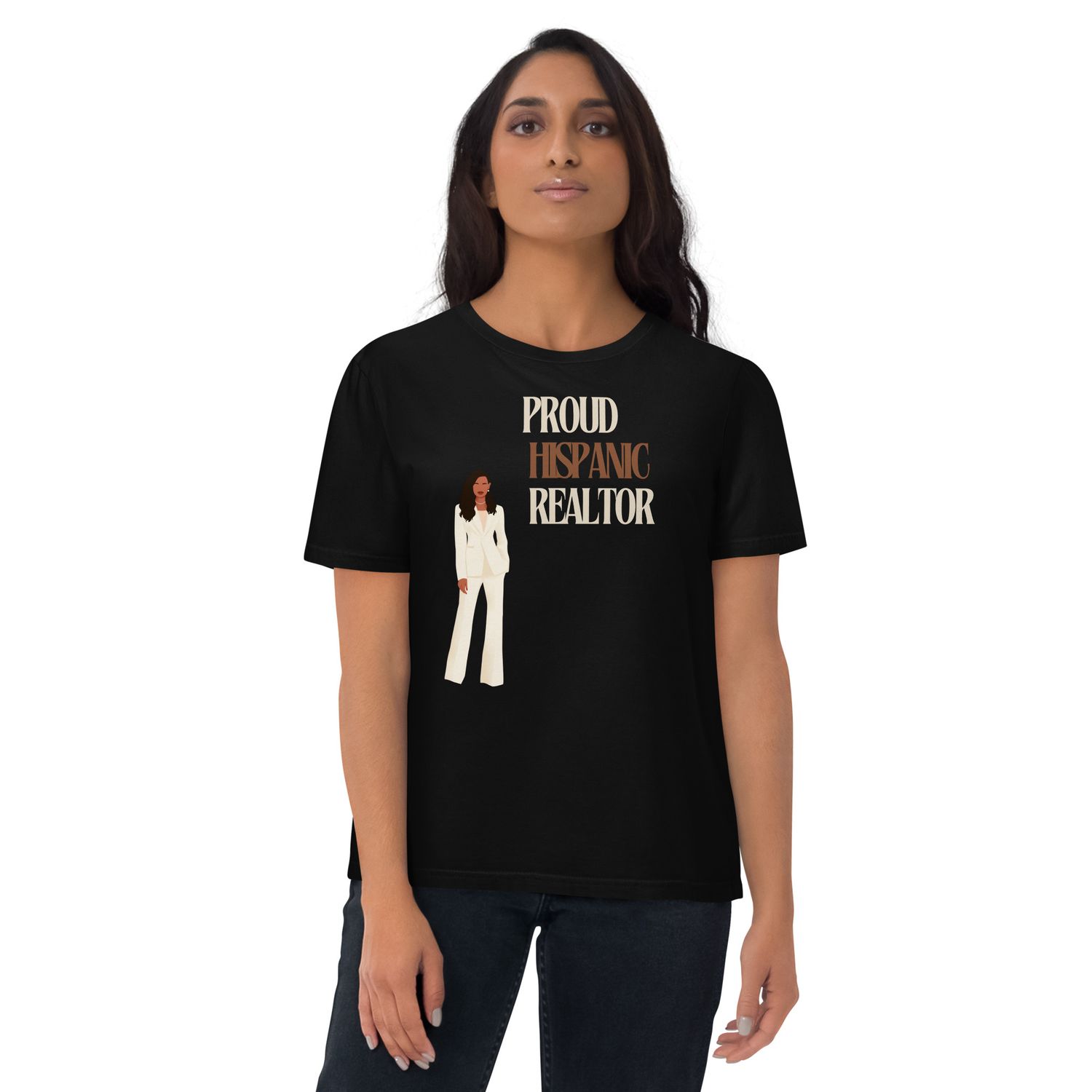 Proud Hispanic Realtor - Organic Cotton Real Estate T-Shirt
