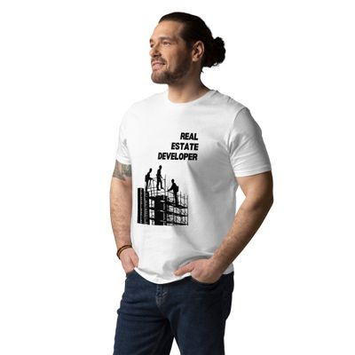Real Estate Developer - Organic Cotton Real Estate T-Shirt