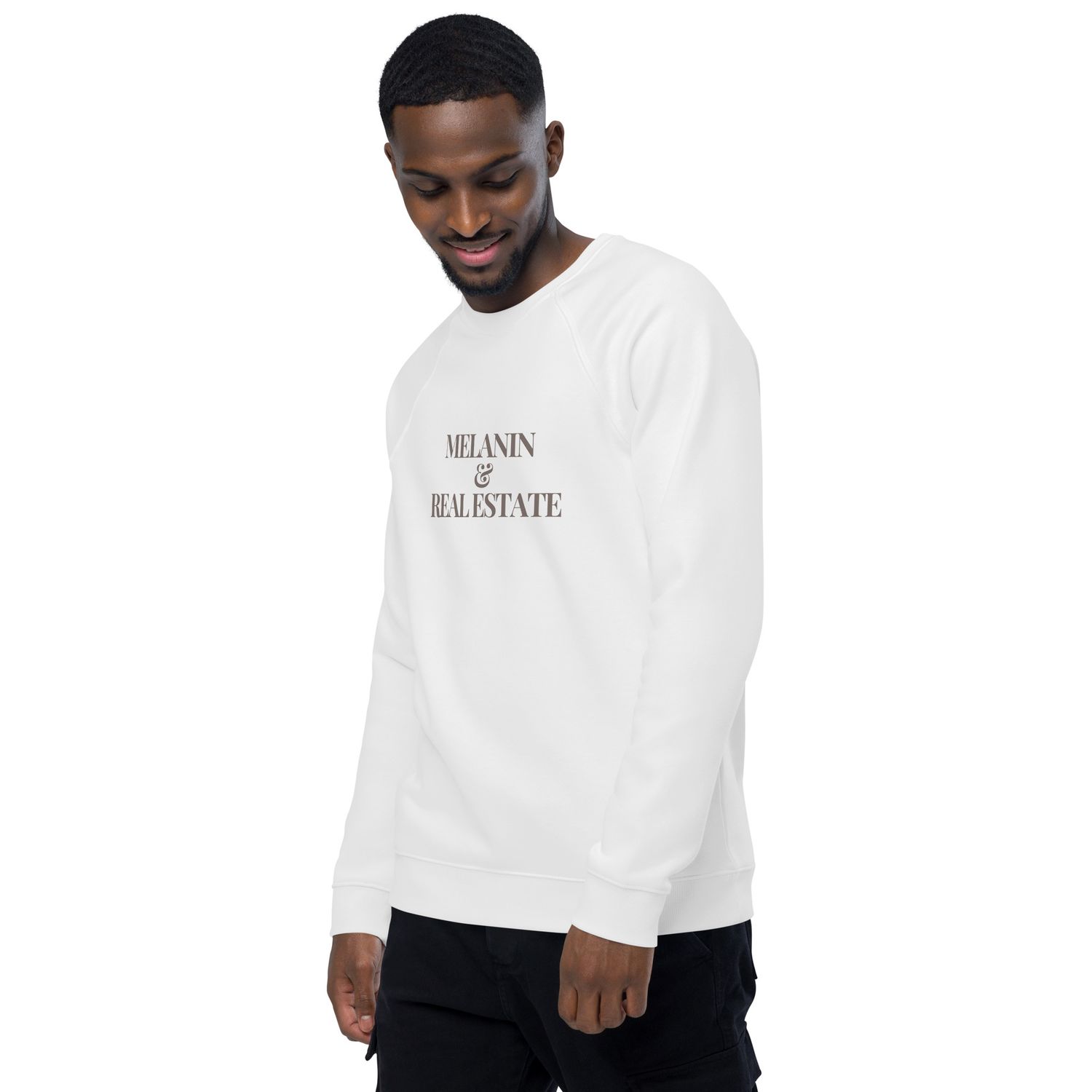 Melanin &amp; Real Estate - Organic Real Estate Themed Sweater 