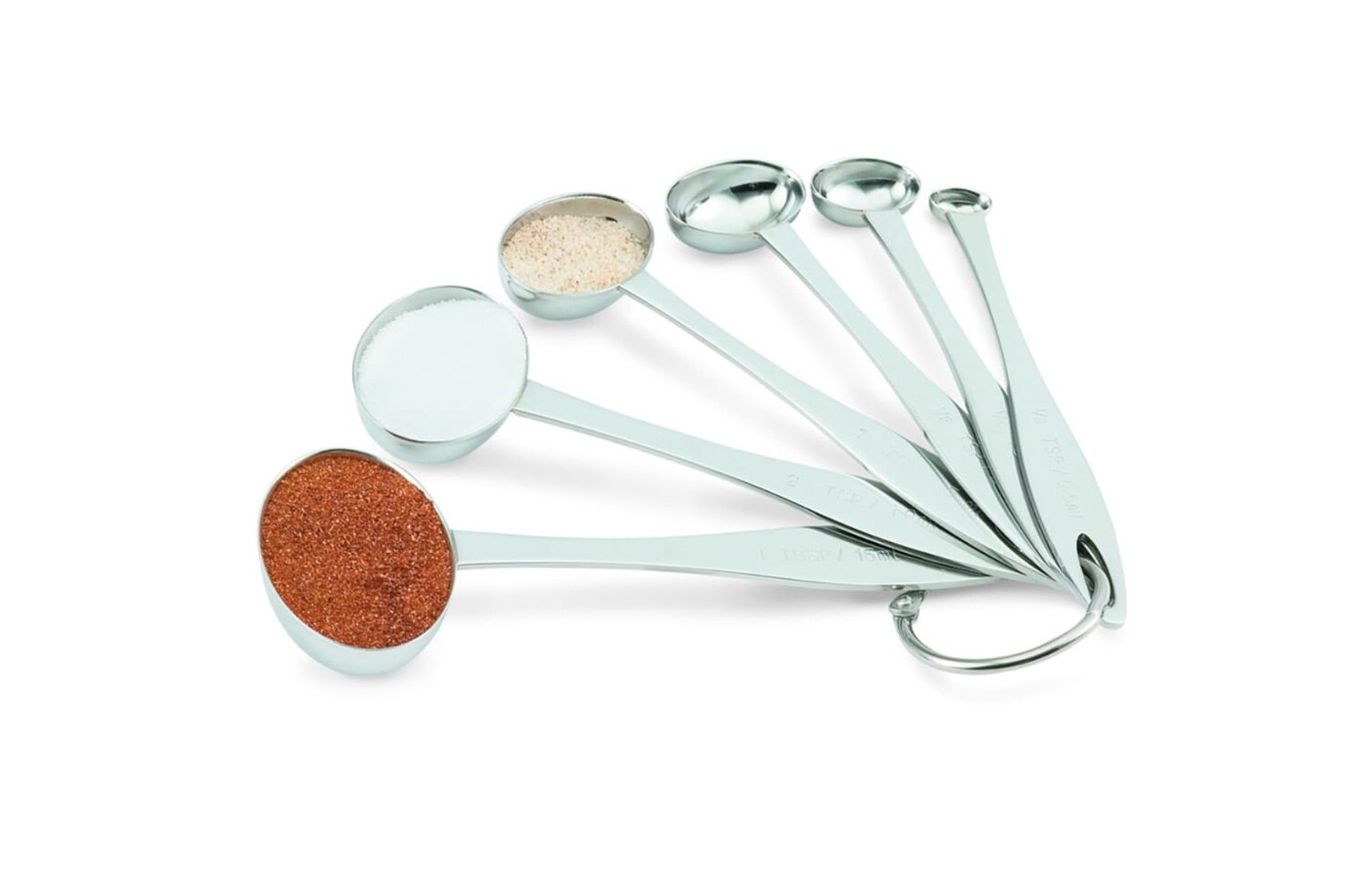 Vollrath 46588  Stainless Steel Measuring Spoon Set - 6 Piece