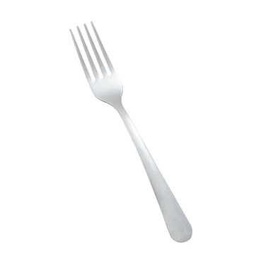 Winco 0002-05  Dinner Fork, 7&quot;, 18/0 stainless steel, medium weight, vibro finish, Windsor