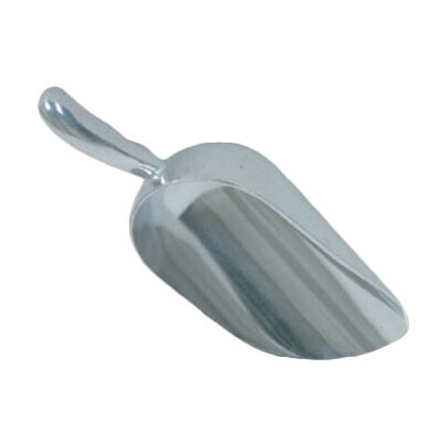 Thunder ALTWSC012 Scoop, 12 oz. capacity, tapered bowl, contoured handle, rust-proof, aluminum,