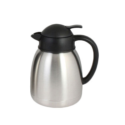 Thunder Group ASCS112 Coffee Server, 1.2 liter (40 oz.) capacity, insulated, push button top, stainless steel