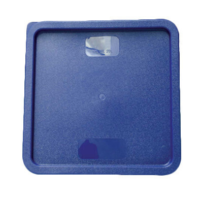 Thunder PLSFT121822C  Food Storage Container Cover, square, snap-on, non-slip texture, plastic, blue