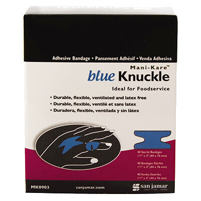 San Jamar MK0903 Knuckle Bandages 3” x 1 3/4”