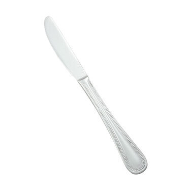 Winco 0005-08 Dinner Knife, 8-3/4&quot;, 18/0 stainless steel, heavy weight, mirror finish, Dots