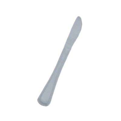 Winco 0005-08 Dinner Knife, 8-3/4&quot;, 18/0 stainless steel, heavy weight, mirror finish, Dots