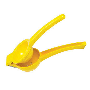 Winco LS-9Y Lemon Squeezer, 3&quot; dia., 8-3/4&quot;L, dishwasher safe, enamel coated, aluminum, yellow