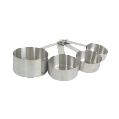 Thunder SLMC2414  Measuring Cup Set, 4 measure sizes per set: 1/4 cup, 1/3 cup, 1/2 cup &amp; 1 cup, stainless steel