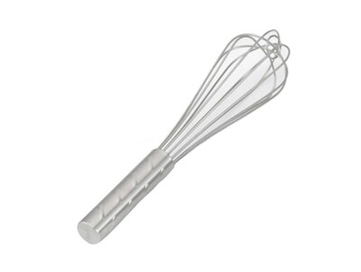 Vollrath 47281 French Whip, 12" long, all stainless steel construction, handle length 4-5/8", patented handle offers textured