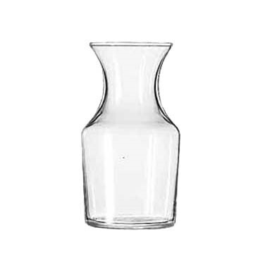 Libbey 719 Carafe Decanter Glass Safe Edge 8.5 oz. - 3 Dozen