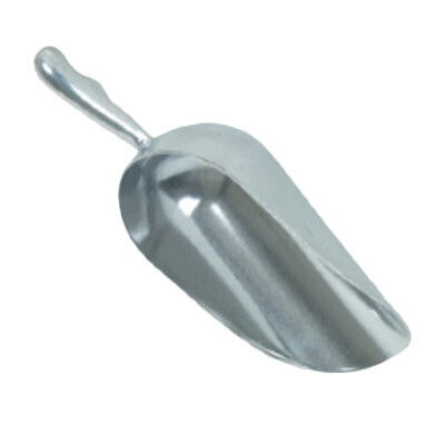 Thunder ALTWSC038 Scoop, 38 oz. capacity, tapered bowl, contoured handle, rust-proof, aluminum,