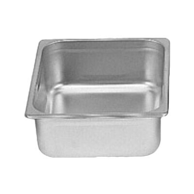 Thunder STPA3124  Steam Table Pan, 1/2 size, 4&quot; deep, anti-jam, 24 gauge, 18/8 stainless steel