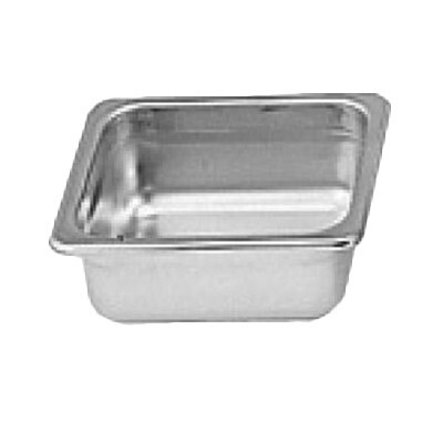 Thunder STPA3162  Steam Table Pan, 1/6 size, 2-1/2" deep, anti-jam, 24 gauge, 18/8 stainless steel