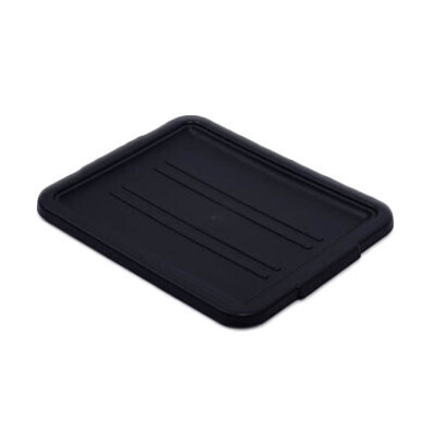 Royal Industries BTL-10-12 Tote/Bus Box Cover, Black Fits 5&quot; &amp; 7&quot;
