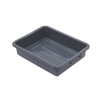 Royal Industries BT-503 Tote/Bus Box, 1 Compartment, Gray, 5&quot;