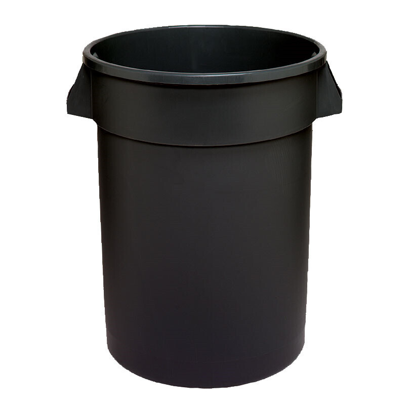Royal Industries CCP-32TUFF-BK Trash Can, 32 gal., Black