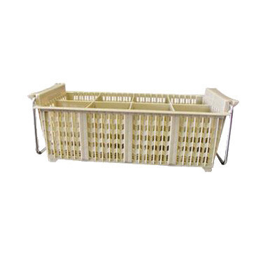Winco PCB-8 Cutlery Dishwasher Basket, 8-compartment, 17&quot; x 8&quot; x 6&quot;H, rectangular, with handles, plastic