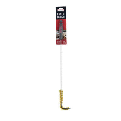 Chef Master 90053 Fryer Brush, &quot;L&quot; Shaped, Brass Bristles