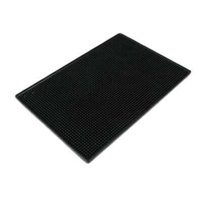 Thunder PLSVM1218BL Bar Service Mat, servicing, 12&quot; x 18&quot;, plastic, black