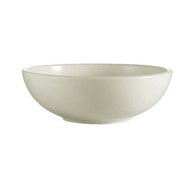 C.A.C REC-80 Pasta/Salad Bowl, 25 oz., 7-1/2&quot; dia. x 2-1/2&quot;H, round, dishwasher, oven and microwave safe, stoneware (ceramic), American White - 2 Dozen