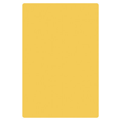 Thunder Group PLCB241805YW Cutting Board, 18&quot; x 24&quot; x 1/2&quot;, non-absorbent, non-skid surface, dishwasher safe, polyethylene, yellow