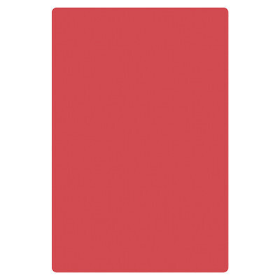 Thunder Group PLCB241805RD Cutting Board, 18&quot; x 24&quot; x 1/2&quot;, non-absorbent, non-skid surface, dishwasher safe, polyethylene, red
