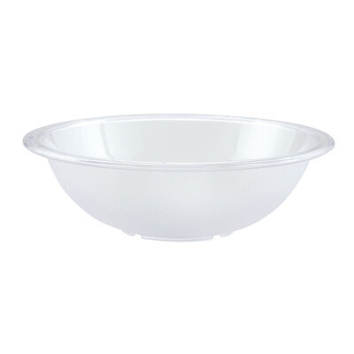 Winco PBB-12 Pebbled Bowl, 12-3/4" dia., round, polycarbonate, clear,