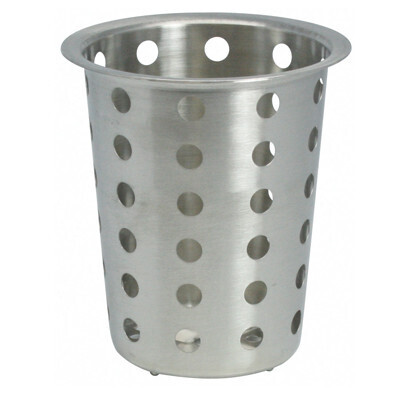 Winco  FC-SS Flatware Cylinder, Perforated, Stainless Steel